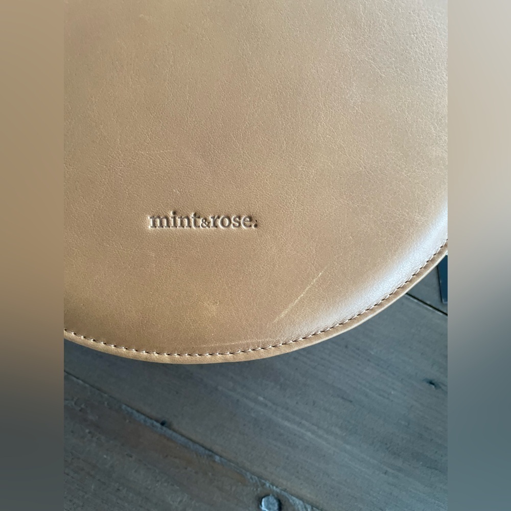 Reformation X Mint & Rose Anne leather bag cognac NWT - Picture 6 of 7